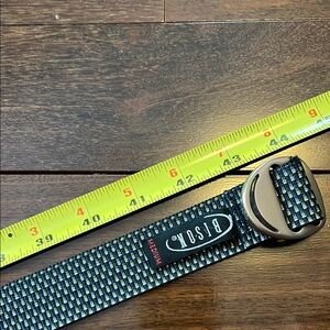 Bison Black and Gray Men's Belt